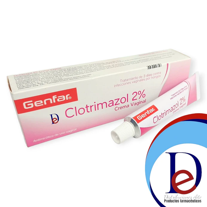 CLOTRIMAZOL 2% CREMA VAGINAL X 20 GR --GENFAR UBI 7-C 1