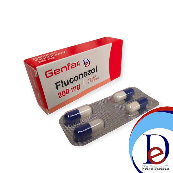 FLUCONAZOL 200 MG X 4 CAP- - GENFAR-UBI  21-E 1