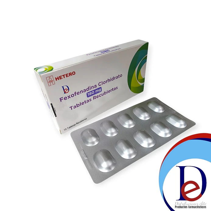 FEXOFENADINA 180 MG X 10 TAB -HETERO-  UBI 35-F-BLOQUE 3 1