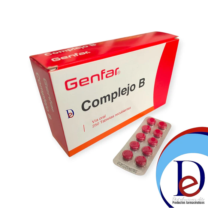 COMPLEJO B X 250 TAB --GENFAR UBI 30-D Y 30-C 1