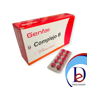 COMPLEJO B X 250 TAB --GENFAR UBI 30-D