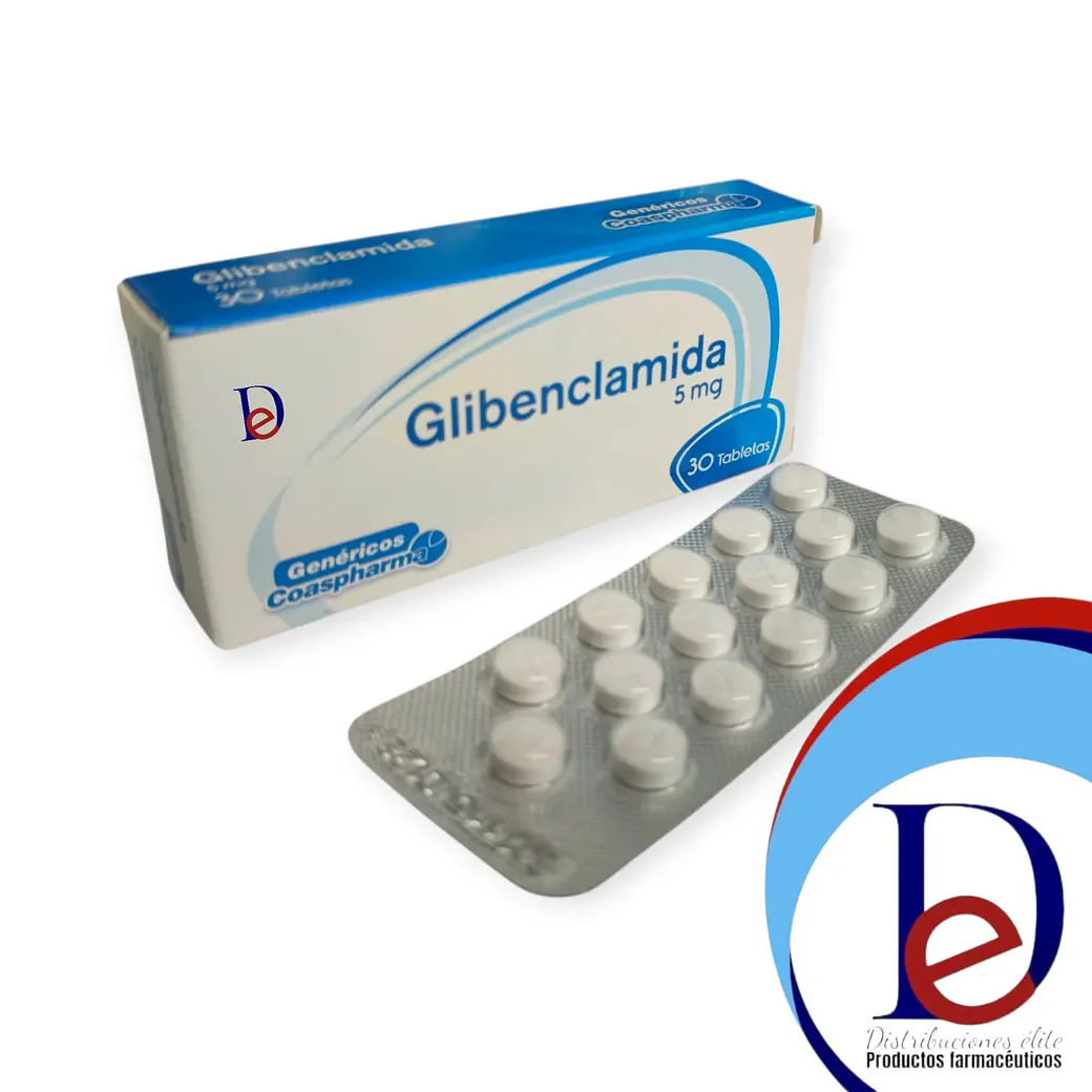 GLIBENCLAMIDA 5 MG X 30 TAB- - COASPHARMA-UBI 6-F 1
