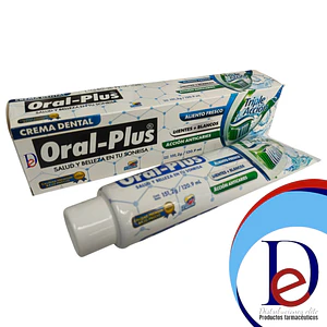 CREMA DENTAL TRIPLE ACCION 151.2 G- ORAL PLUS- UBI * 19-A-BODEGA A