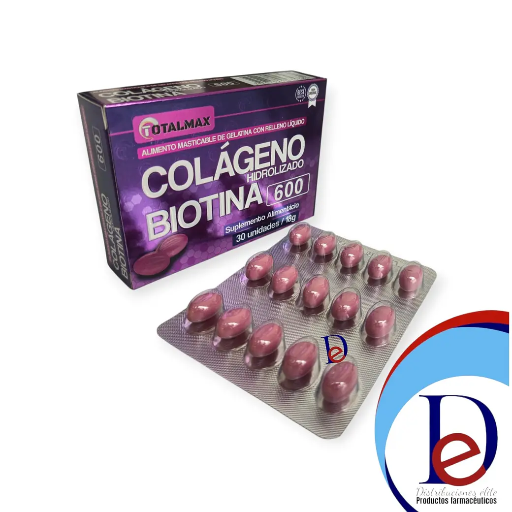 COLAGENO + BIOTINA X 30 SOFTGEL- TOTALMAX- UBI 26-D 1