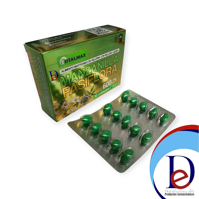 PASIFLORA + MANZANILLA X 30 SOFTGEL- TOTALMAX UBI 29-C 1