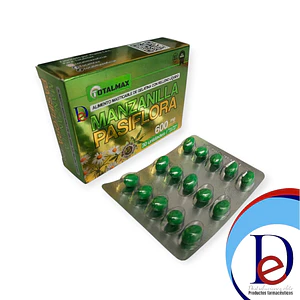 PASIFLORA + MANZANILLA X 30 SOFTGEL- TOTALMAX UBI 29-C