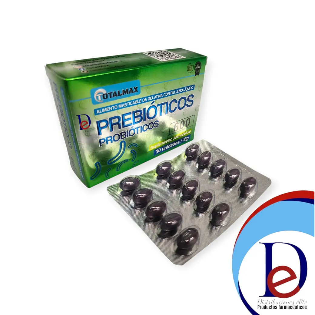 PREBIOTICOS + PROBIOTICOS X 30 SOFTGEL- TOTALMAX- UBI 36-E 1