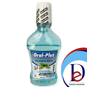 ENJUAGUE BUCAL MENTA FRESCA X 500 ML- ORAL PLUS- UBI * BODEGA A