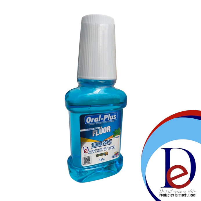 ENJUAGUE BUCAL CON FLUOR X 50 ML- ORAL PLUS- UBI *36-B 1