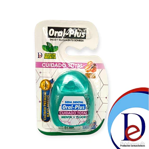 SEDA DENTAL MENTA + FLUOR X 50 M- ORAL PLUS- UBI *35-E