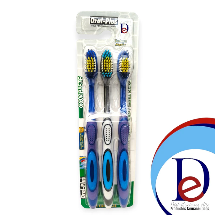 CEPILLO X3 COMPLETE TEXTURA MEDIA- ORAL PLUS- UBI * BODEGA A * 1