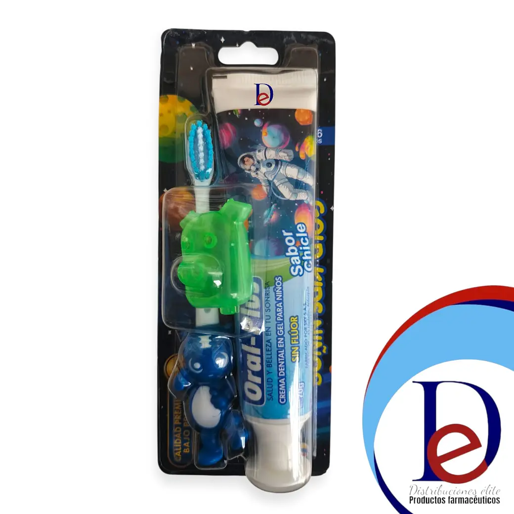 CEPILLO GOLD + CREMA 70 GR + PROTECTOR NIÑO- ORAL PLUS - UBI * BODEGA A * 1