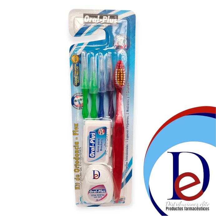 KIT ORTODONCIA FLEX- ORAL PLUS- UBI * 1