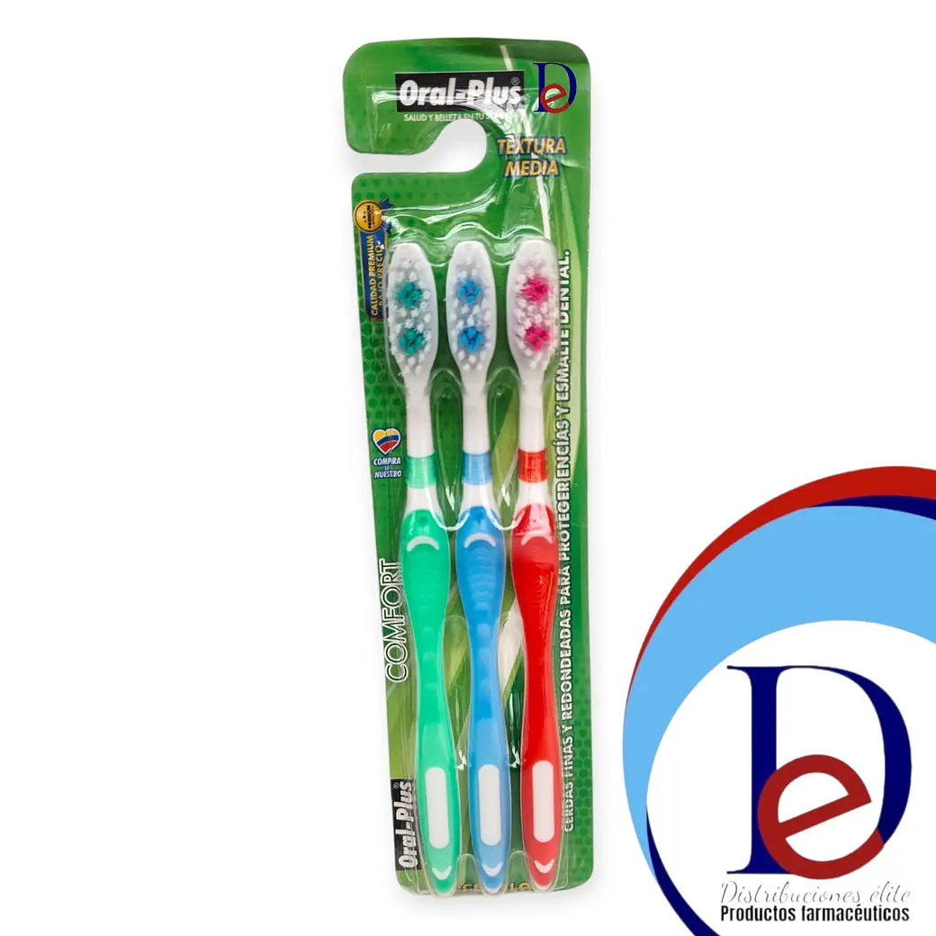 CEPILLO X3 COMFORT TEXTURA MEDIA- ORAL PLUS- UBI * BODEGA A * 1