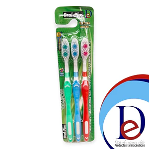 CEPILLO X3 COMFORT TEXTURA MEDIA- ORAL PLUS- UBI * BODEGA A *