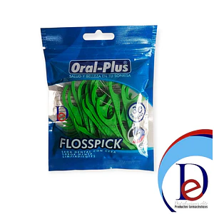 FLOSSPICK X 30 UNDS- ORAL PLUS- UBI *37-A