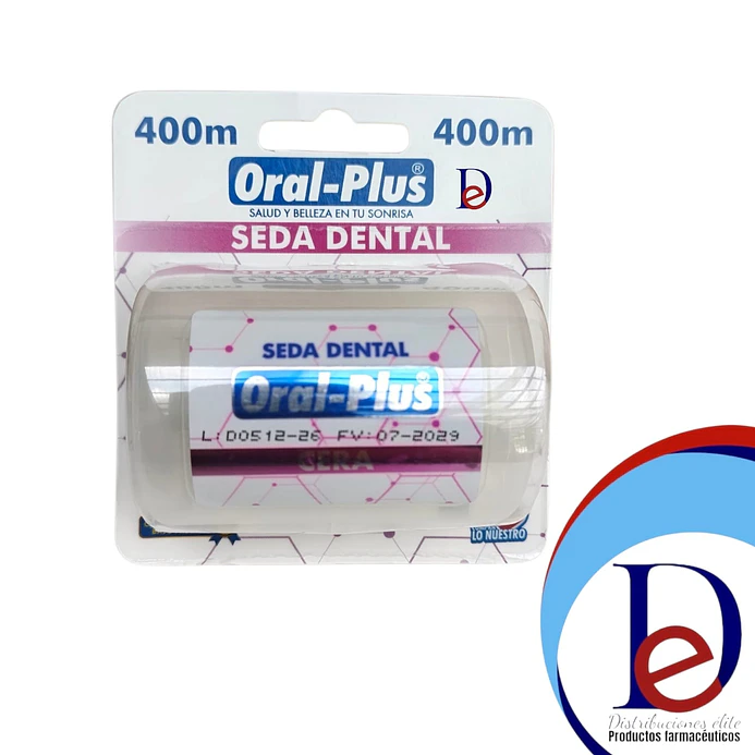SEDA DENTAL CON CERA X 400 M- ORAL PLUS- UBI *BODEGA A 1
