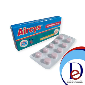 AIRCYS 10 MG X 10 TAB -MONTELUKAST-BIOQUIFAR UBI 3-D