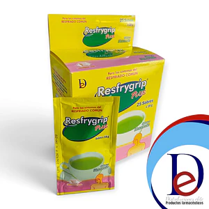 RESFRIGRYP PLUS X 25 SOBRES- ACETAMINOFEN+ FENILEFRINA+ CETIRIZINA+ CAFEINA- LABQUIFAR- - UBI 4-E