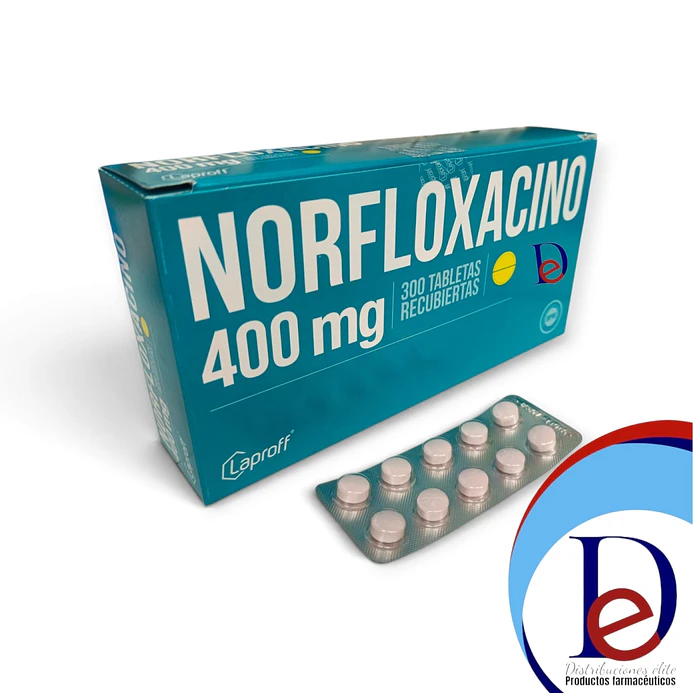 NORFLOXACINO 400 MG X 300 TAB- - LAPROFF- UBI 15-A 1