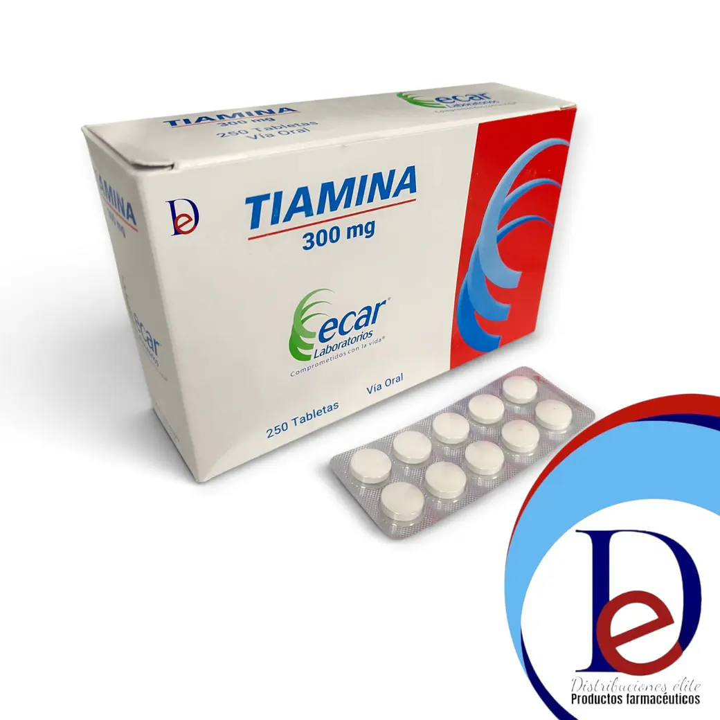 TIAMINA 300 MG X 250 TAB- ECAR- UBI 33-B 1