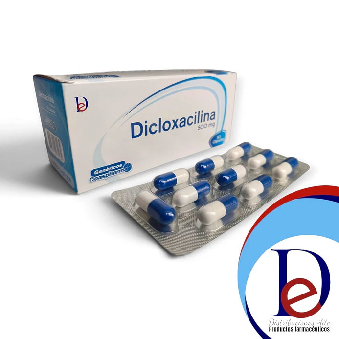 DICLOXACILINA 500 MG X 50 CAP - -COASPHARMA -UBI 32-C 1
