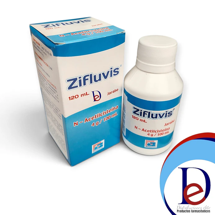 ZIFLUVIS 200MG/5ML JBE X 120 ML- N ACETILCISTEINA- BIOQUIFAR- - UBI 5-B 1
