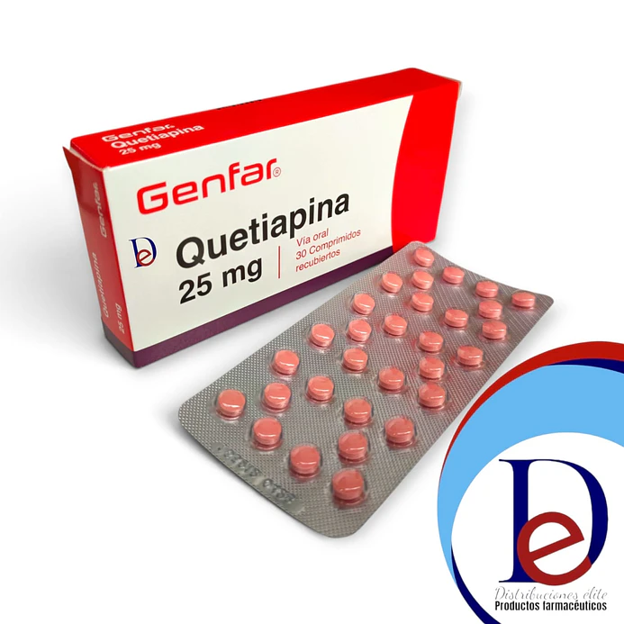 QUETIAPINA 25 MG X 30 TAB- - GENFAR- UBI 33-B 1