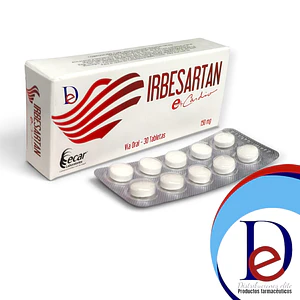 IRBESARTAN 150MG X 30 TAB - - ECAR- UBI 30-B