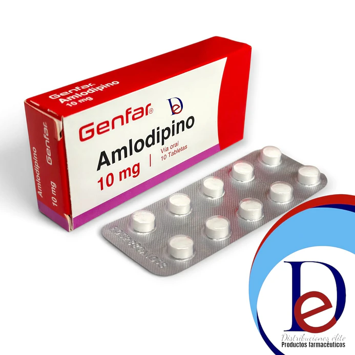 AMLODIPINO 10 MG X 10 TAB - - GENFAR- UBI 7-E 1