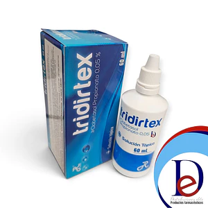 TRIDIRTEX 0.05% LOCION X 60 ML- CLOBETASOL O.05%- RUECAM- UBI 20-E
