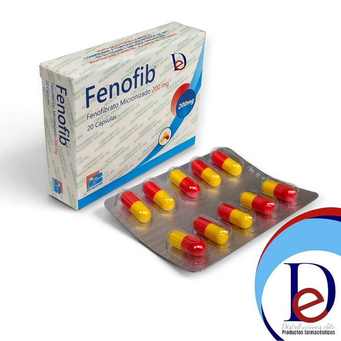FENOFIBRATO 200 MG X 20 CAP (FENOFIB) -- LABQUIFAR- - 31-C 1