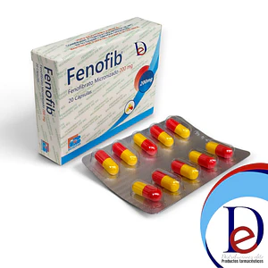 FENOFIBRATO 200 MG X 20 CAP (FENOFIB)- - LABQUIFAR- - UBI 31-C