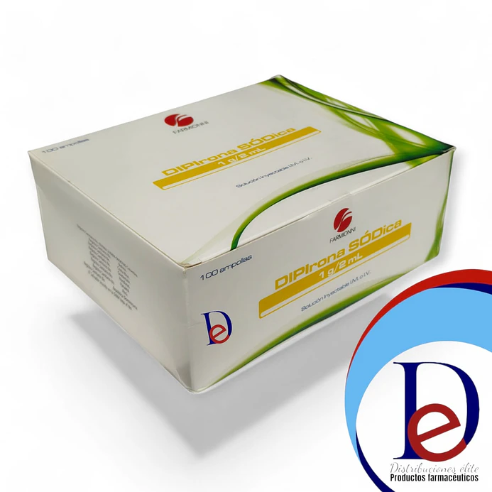 DIPIRONA 1GR/2ML X 100 AMP - - FARMIONI- UBI 30-G 1