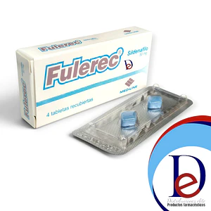 FULEREC 50 MG X 4 TAB- SILDENAFIL 50 MG- MEDLINE- UBI 33-E