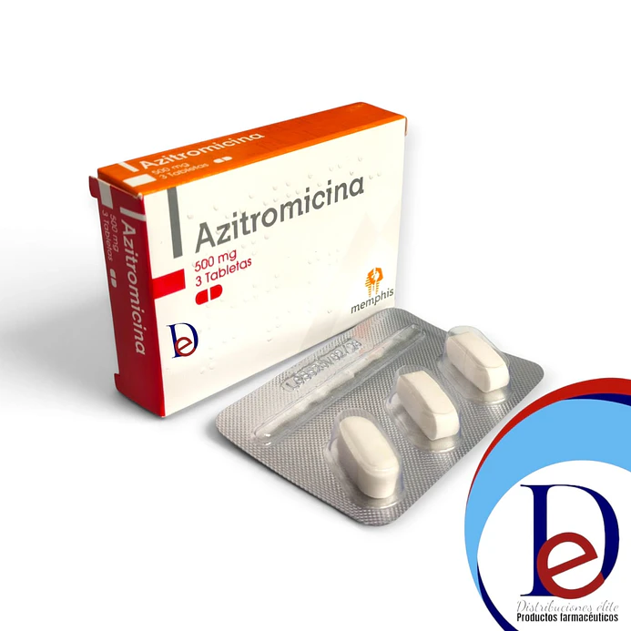 AZITROMICINA 500 MG X 3 TAB -- MEMPHIS- - 11-B 1