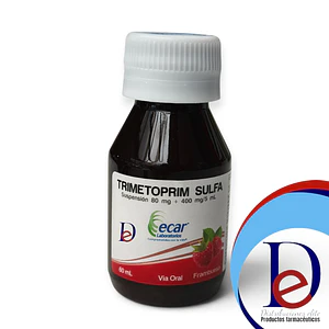 TRIMETOPRIM SULFA 480MG/5ML SUSP X 60 ML - ECAR-UBI 13-E-