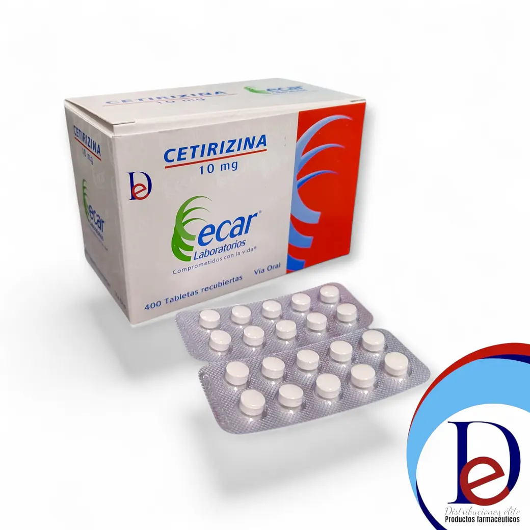 CETIRIZINA 10 MG X 400 TAB - - ECAR- UBI 13-A 1