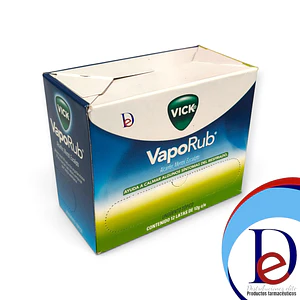VICK VAPORUB 12 GR X 12 LATAS- ALCANFOR+ ACEITE EUCALIPTO+ MENTOL- PROCTER- VTO MAY 27- BLOQUE 1-UBI 22-A