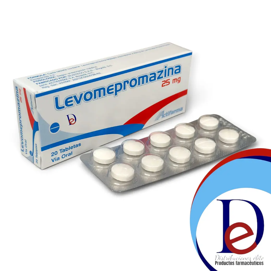 LEVOMEPROMAZINA 25 MG X20 TAB- -ACTIFARMA- UBI 25-D 1
