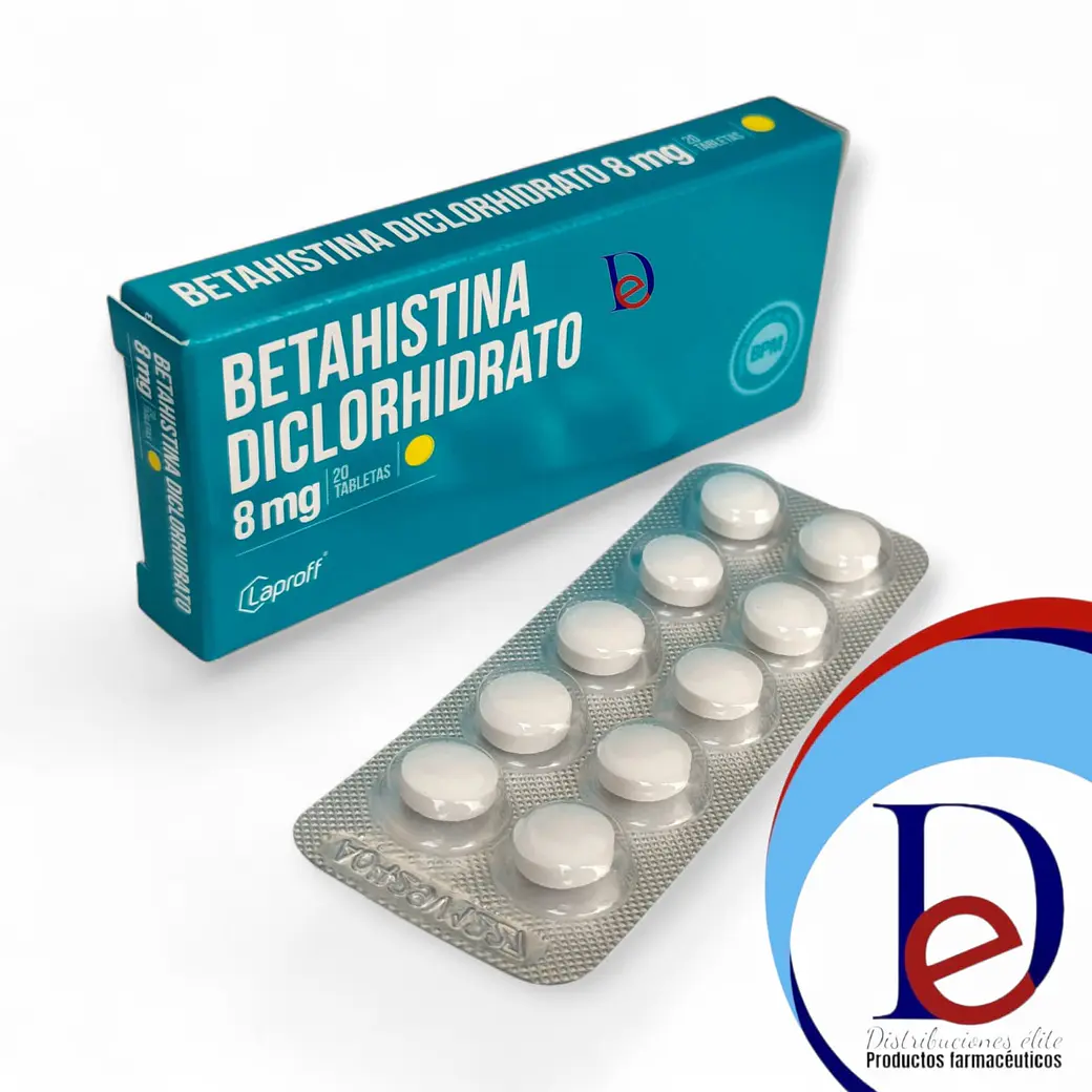 BETAHISTINA 8 MG X 20 TAB- - LAPROFF- - UBI 14-E 1