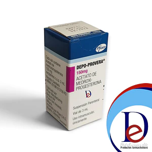 DEPO PROVERA 150 MG SUSP PARENTERAL VIAL 3 ML- ACETATO DE MEDROXI PROGESTERONA- PFIZER- UBI 24-D