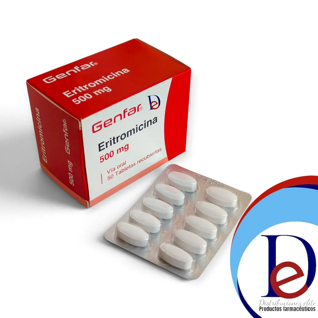 ERITROMICINA 500 MG X 50 TAB - - GENFAR- 20-B 1