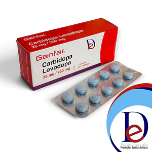 CARBIDOPA LEVODOPA 25MG/250MG X 30 TAB - - GENFAR- UBI 20-B