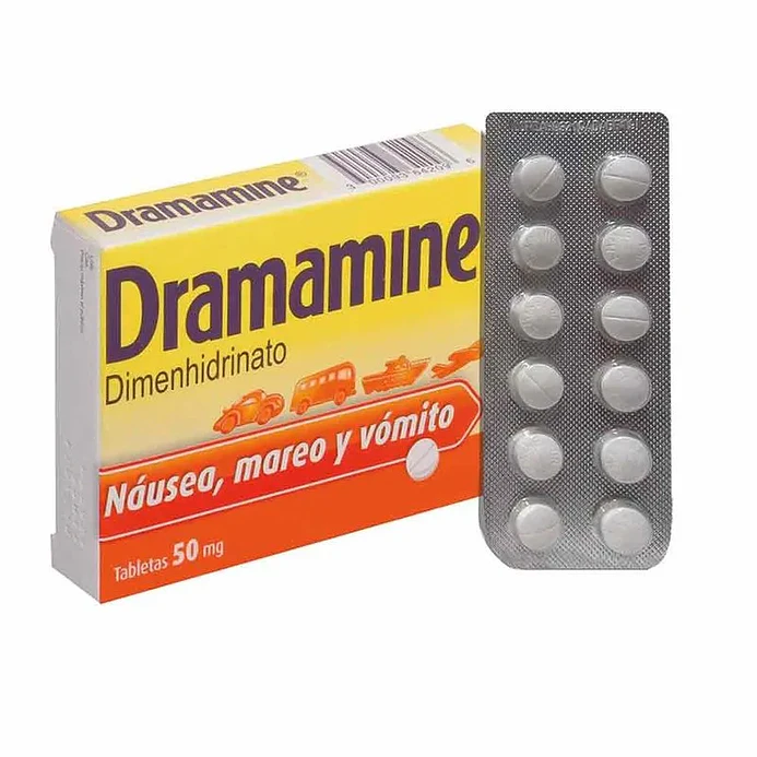 DRAMAMINE 50 MG X 24 TAB- DIMENHIDRINATO- JOHNSON&JOHNSON- UBI  1