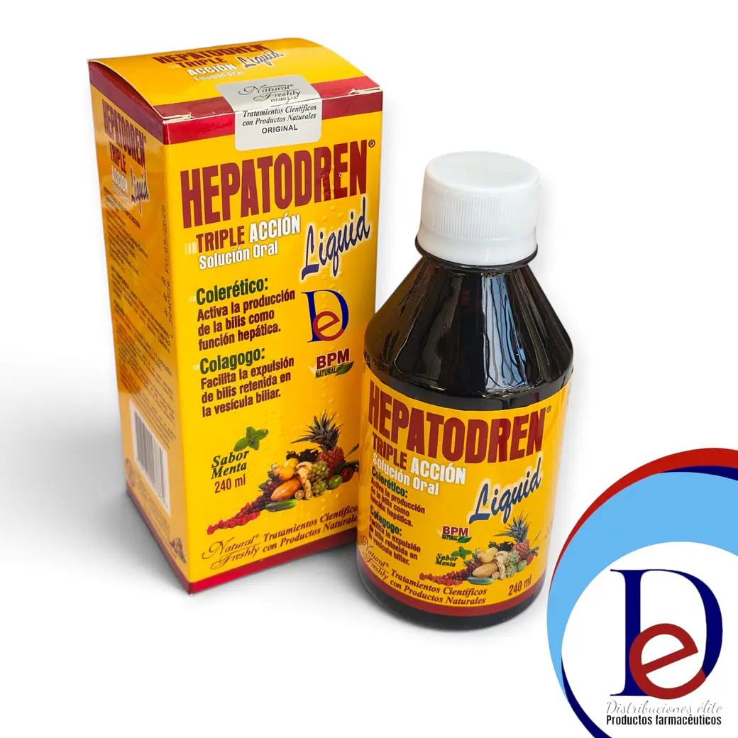 HEPATODREN TRIPLE ACCION JBE X 240 ML- - NATURAL FRESHLY- UBI 17-E 1