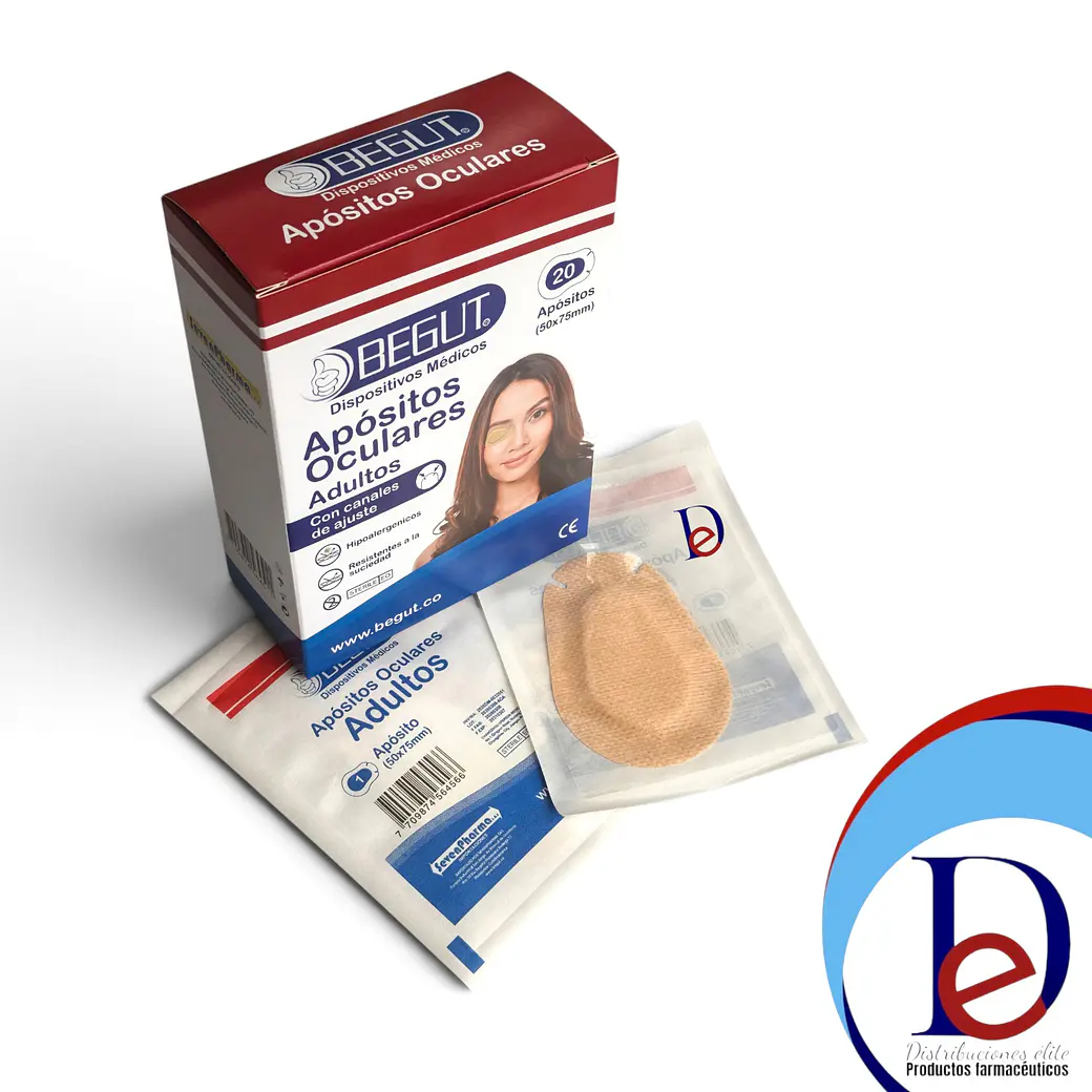 APOSITOS OCULARES ADULTOS X 20 - PARCHE- BEGUT- UBI 27-E 1