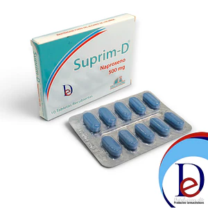 SUPRIM D 500 MG X 10 TAB -NAPROXENO 500MG -ANGLOPHARMA -UBI 2-D