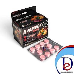 BROMVOX FORTE CEREZA X 100 TAB MASTIC -MARAÑO+ MORINGA+ JENGIBRE+ PROPOLEO- TOTALMAX- - 0 -UBI 8-B*