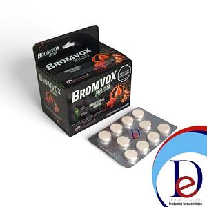 BROMVOX FORTE MENTA X 100 TAB MASTIC -MARAÑO+ MORINGA+ JENGIBRE+ PROPOLEO- TOTALMAX- - 0-UBI 7-C *